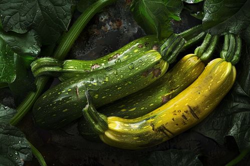 农家西葫芦精品蔬菜摄影图赏析与下载指南